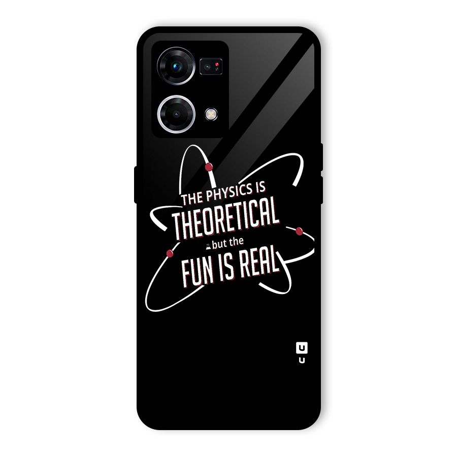 Physics Theoretical Fun Real Glass Back Case for Oppo F21s Pro 4G