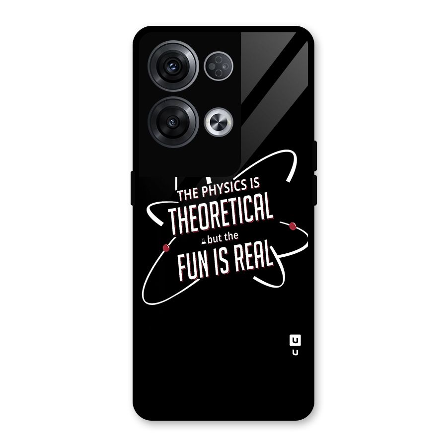 Physics Theoretical Fun Real Glass Back Case for Oppo Reno8 Pro 5G