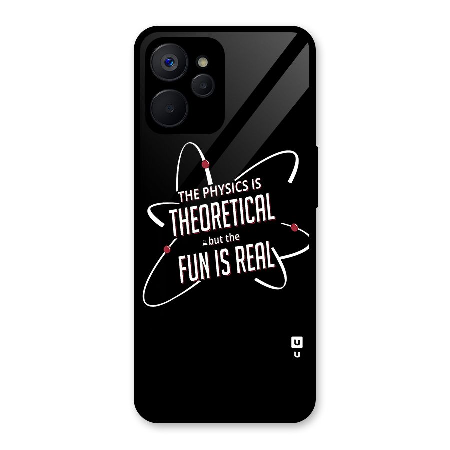 Physics Theoretical Fun Real Glass Back Case for Realme 9i 5G