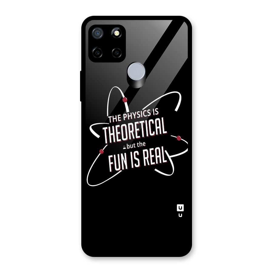 Physics Theoretical Fun Real Glass Back Case for Realme Narzo 20