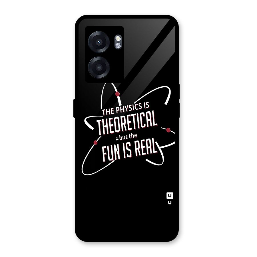 Physics Theoretical Fun Real Glass Back Case for Realme Narzo 50 5G