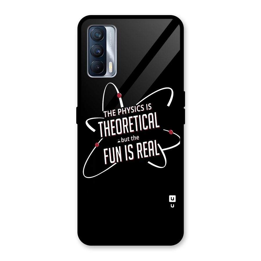 Physics Theoretical Fun Real Glass Back Case for Realme X7
