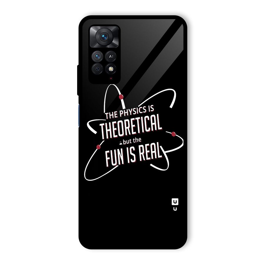 Physics Theoretical Fun Real Glass Back Case for Redmi Note 11 Pro