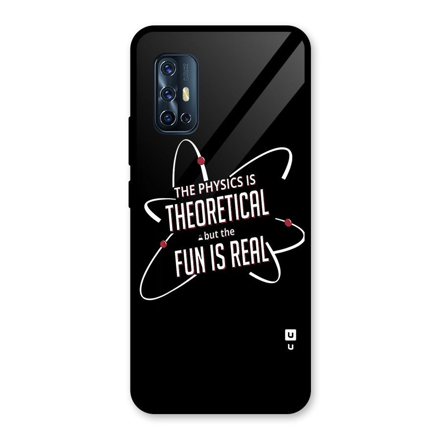 Physics Theoretical Fun Real Glass Back Case for Vivo V17