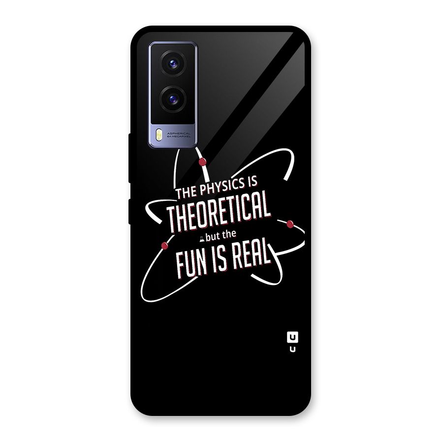 Physics Theoretical Fun Real Glass Back Case for Vivo V21e 5G