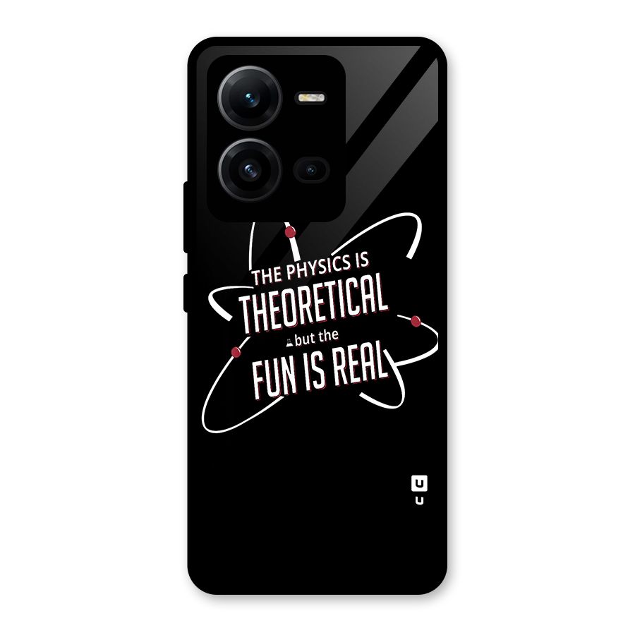 Physics Theoretical Fun Real Glass Back Case for Vivo V25