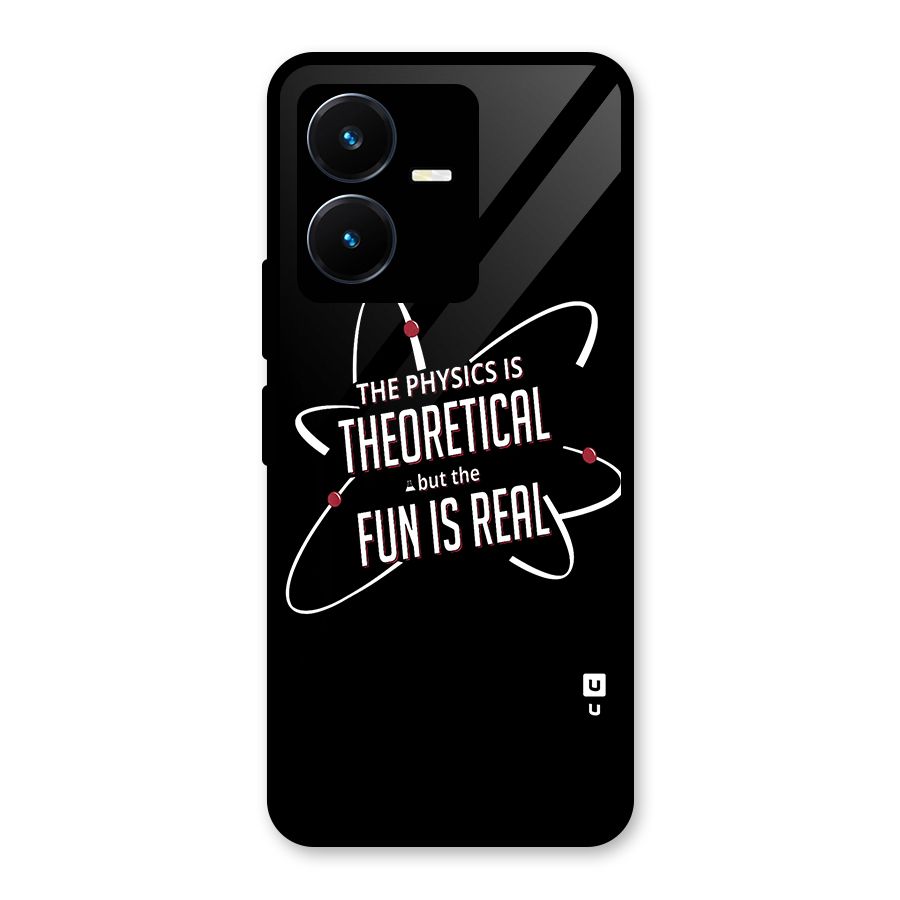 Physics Theoretical Fun Real Glass Back Case for Vivo Y22