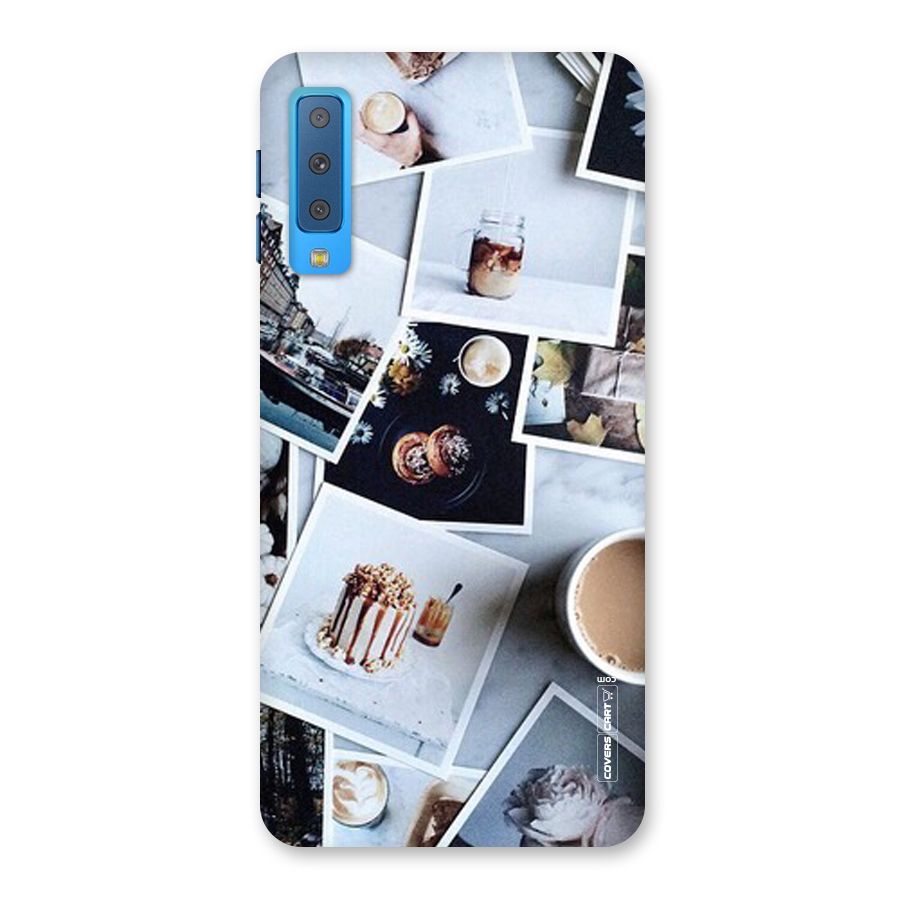 Pictures Coffee Back Case for Galaxy A7 (2018)