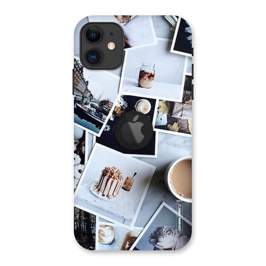 Pictures Coffee Back Case for iPhone 11 Logo Cut
