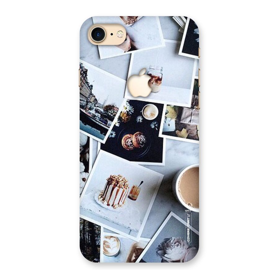 Pictures Coffee Back Case for iPhone 7 Apple Cut