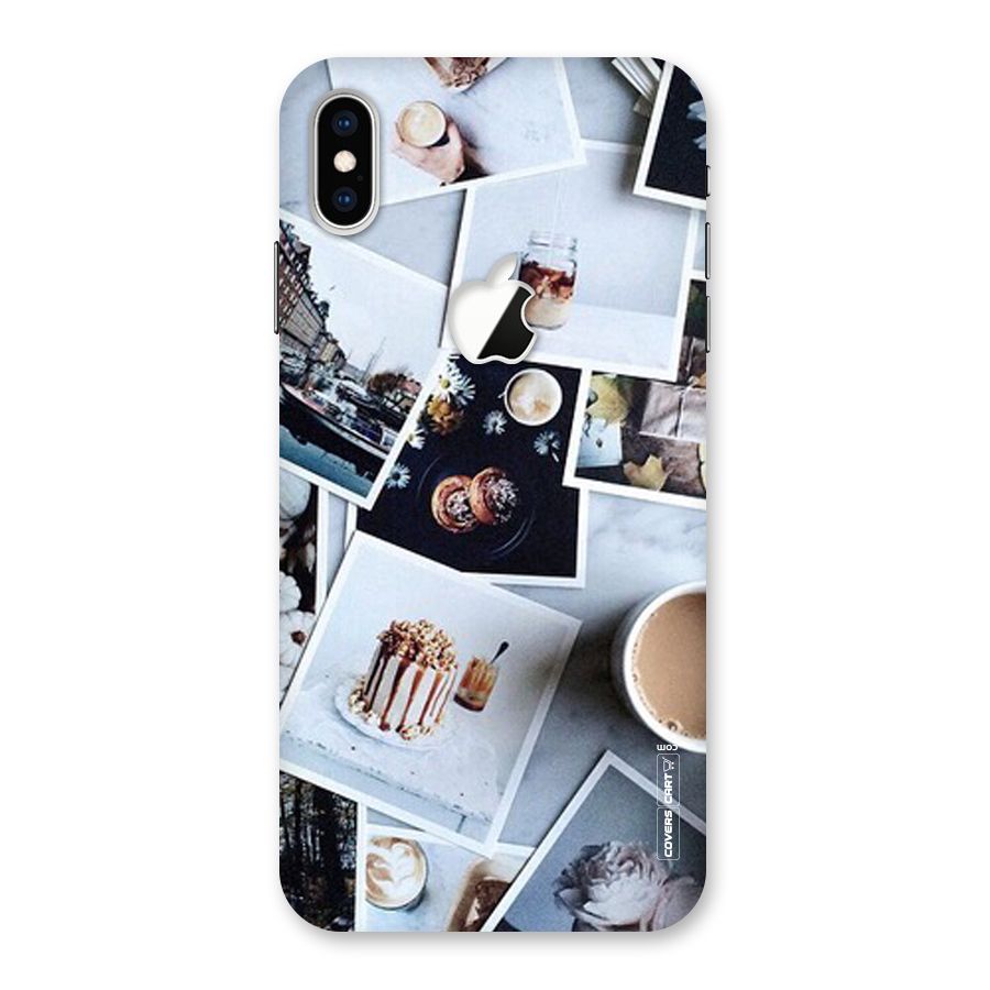 Pictures Coffee Back Case for iPhone XS Max Apple Cut