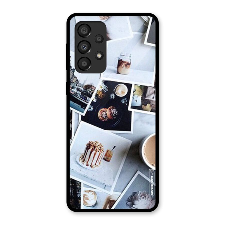 Pictures Coffee Glass Back Case for Galaxy A33 5G