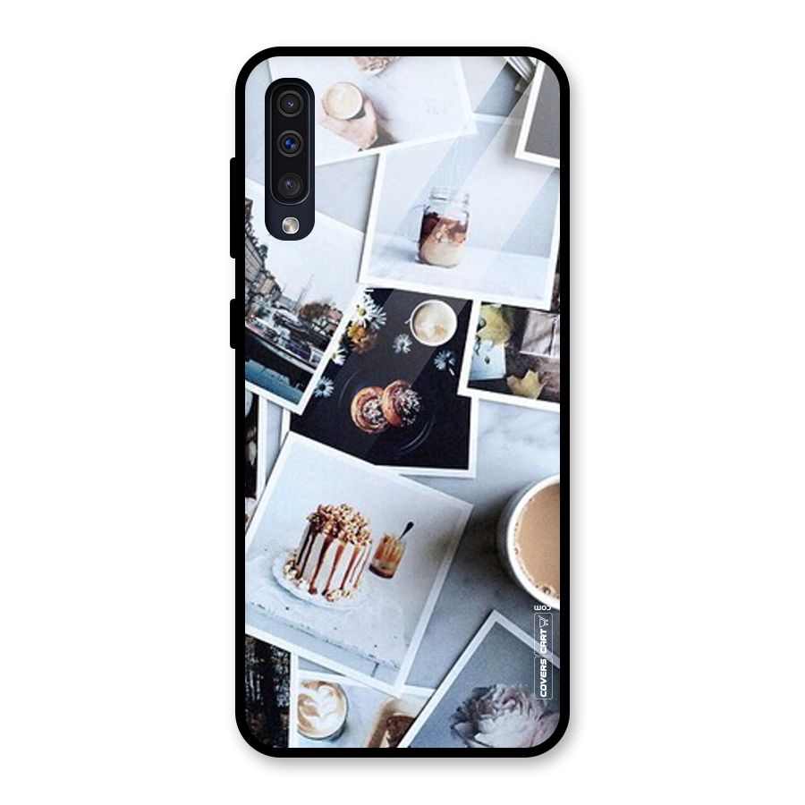 Pictures Coffee Glass Back Case for Galaxy A50