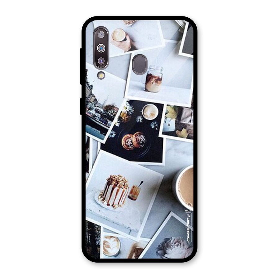 Pictures Coffee Glass Back Case for Galaxy M30