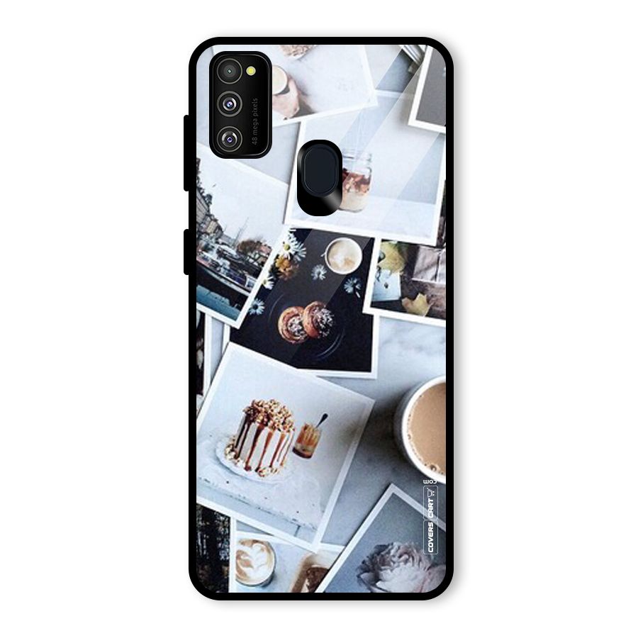 Pictures Coffee Glass Back Case for Galaxy M30s
