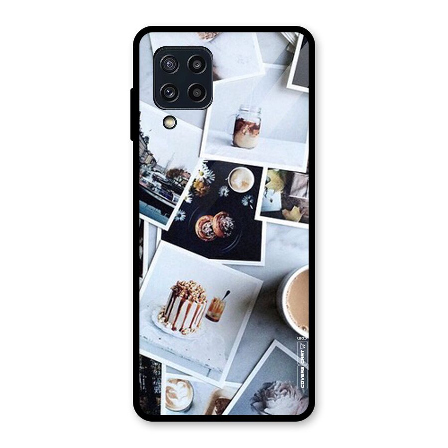 Pictures Coffee Glass Back Case for Galaxy M32