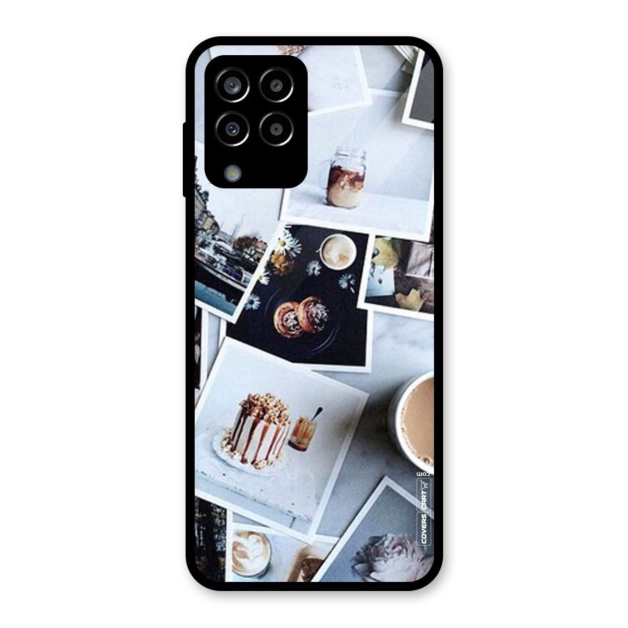 Pictures Coffee Glass Back Case for Galaxy M33