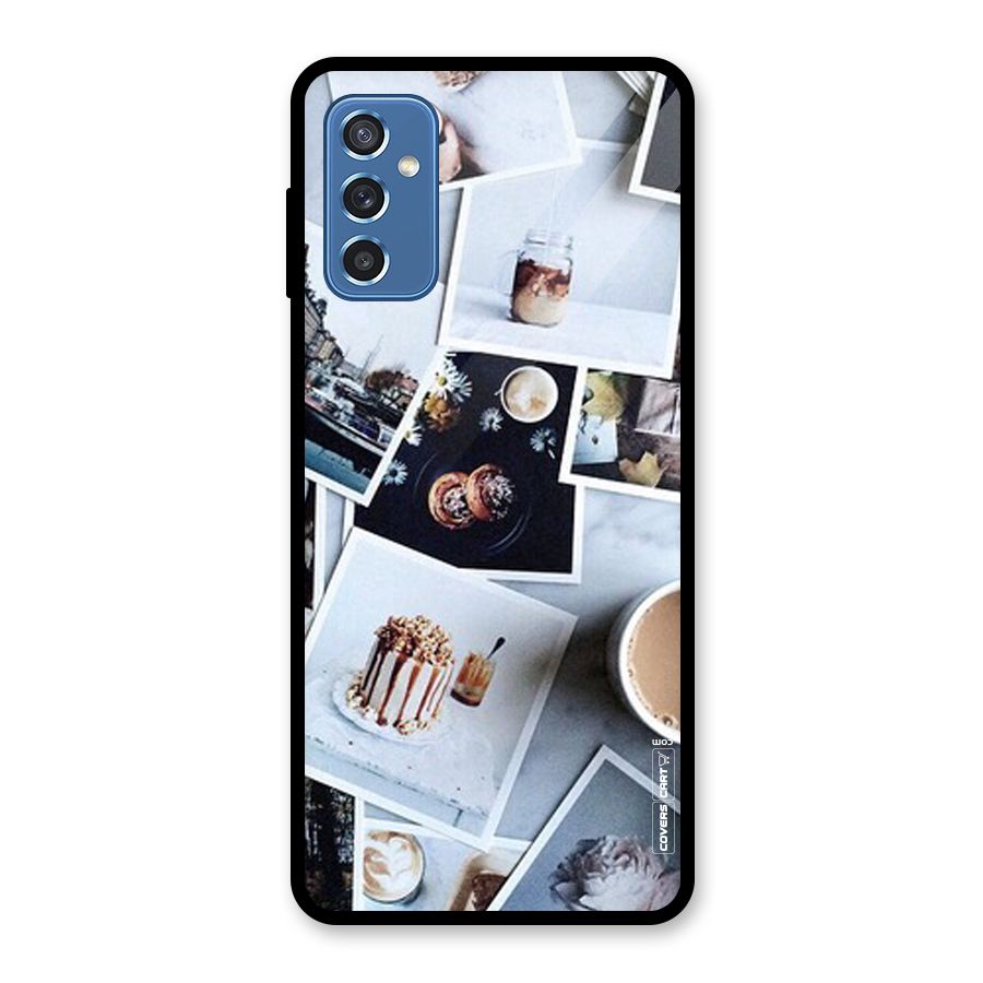 Pictures Coffee Glass Back Case for Galaxy M52 5G