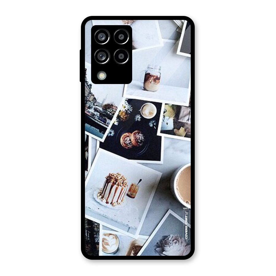 Pictures Coffee Glass Back Case for Galaxy M53 5G