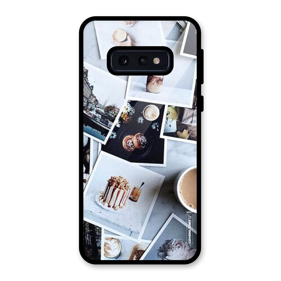 Pictures Coffee Glass Back Case for Galaxy S10e