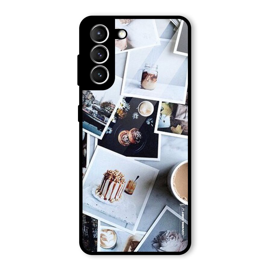Pictures Coffee Glass Back Case for Galaxy S21 5G