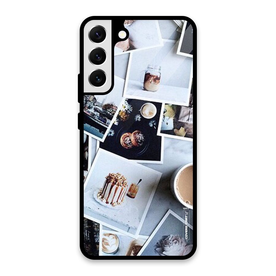 Pictures Coffee Glass Back Case for Galaxy S22 Plus 5G