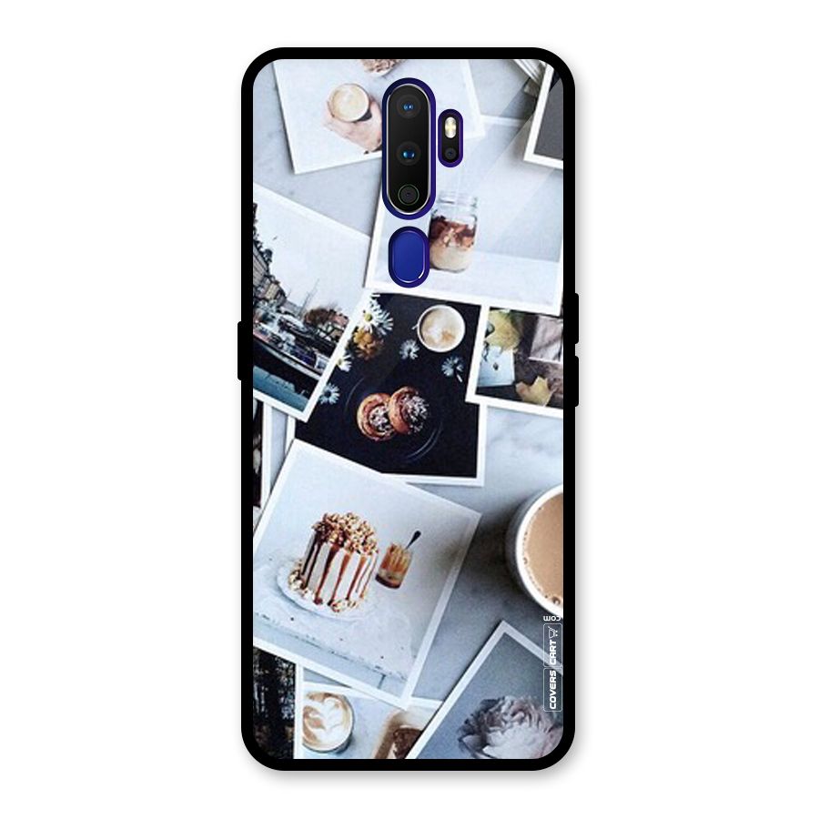 Pictures Coffee Glass Back Case for Oppo A9 (2020)