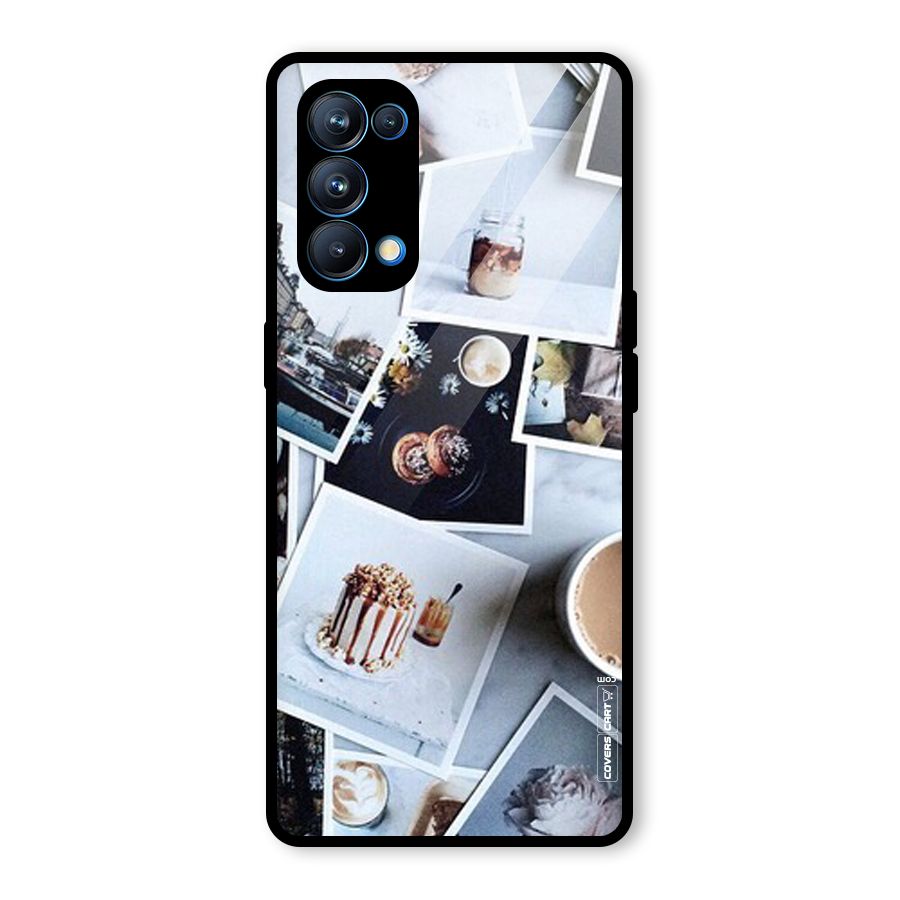 Pictures Coffee Glass Back Case for Oppo Reno5 Pro 5G