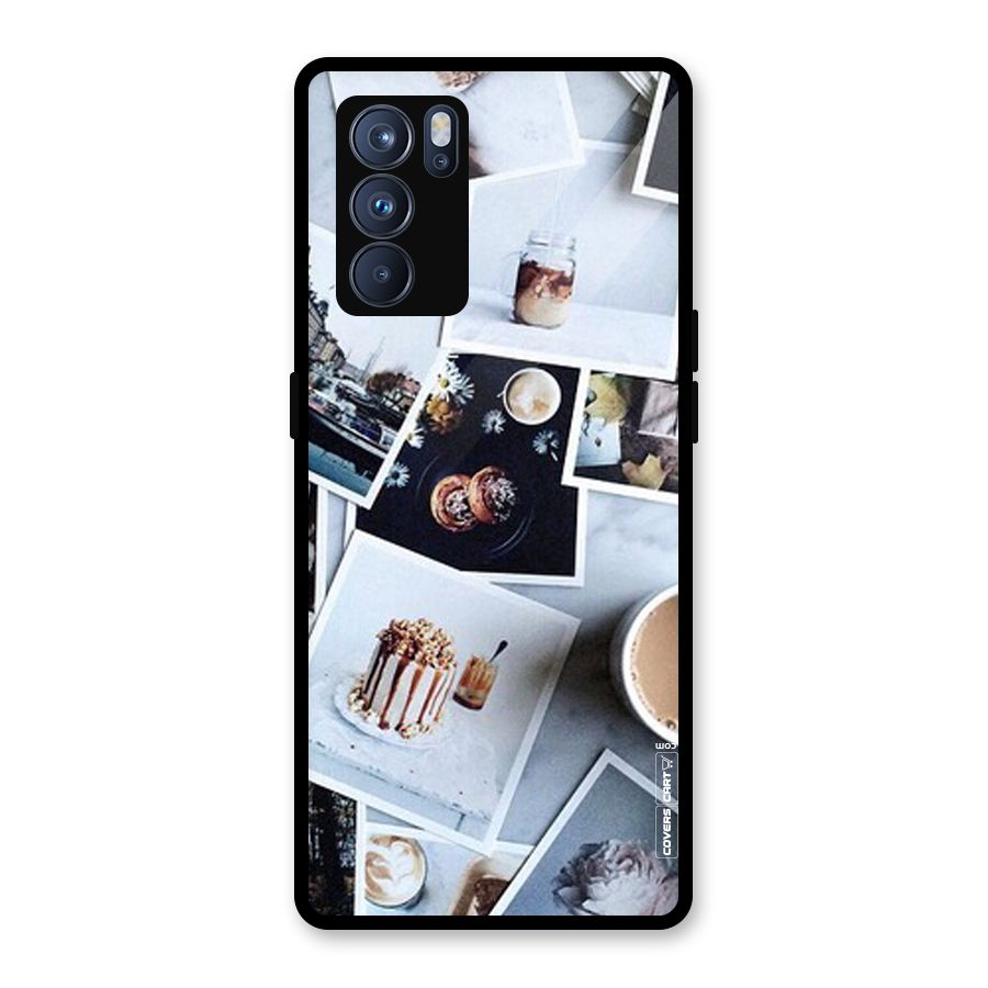 Pictures Coffee Glass Back Case for Oppo Reno6 Pro 5G