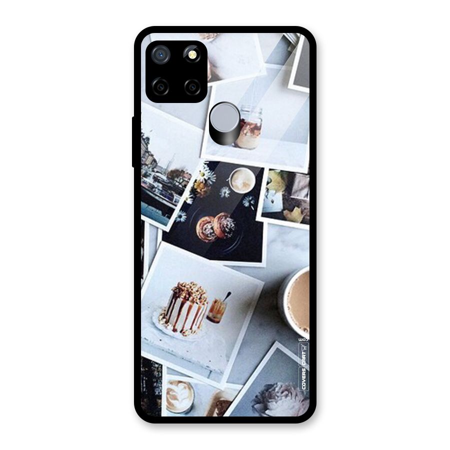 Pictures Coffee Glass Back Case for Realme C12