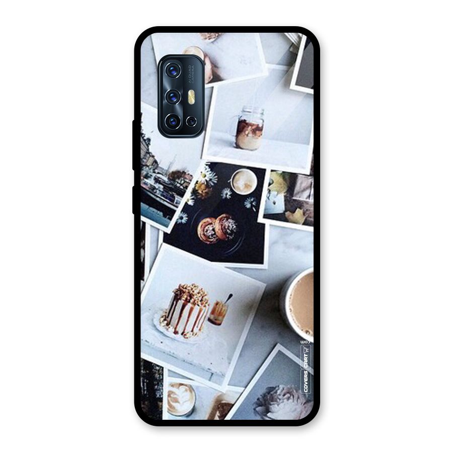 Pictures Coffee Glass Back Case for Vivo V17