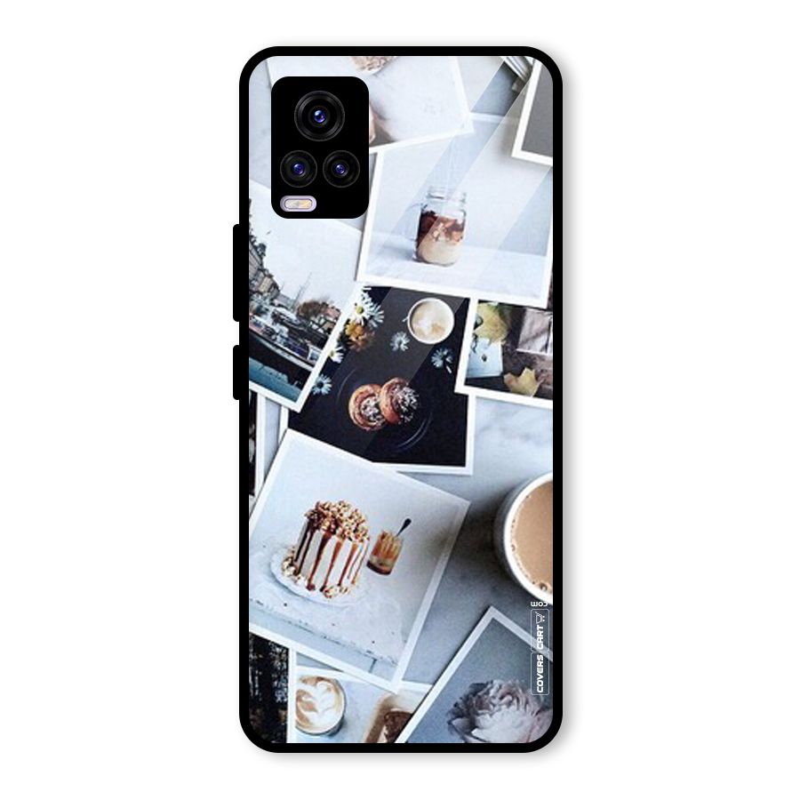 Pictures Coffee Glass Back Case for Vivo V20