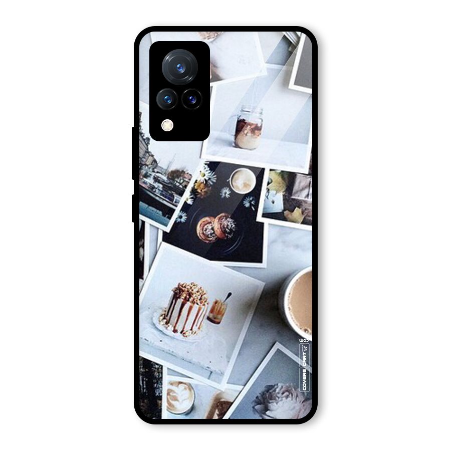 Pictures Coffee Glass Back Case for Vivo V21 5G