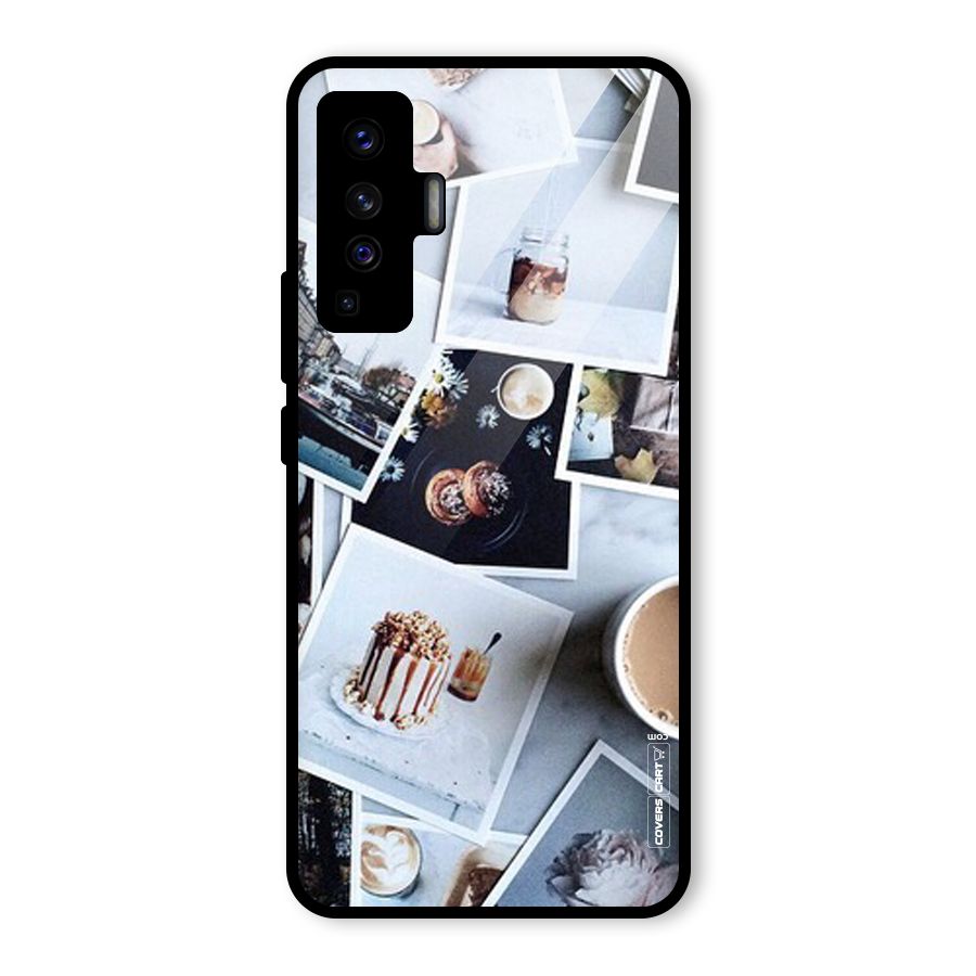 Pictures Coffee Glass Back Case for Vivo X50