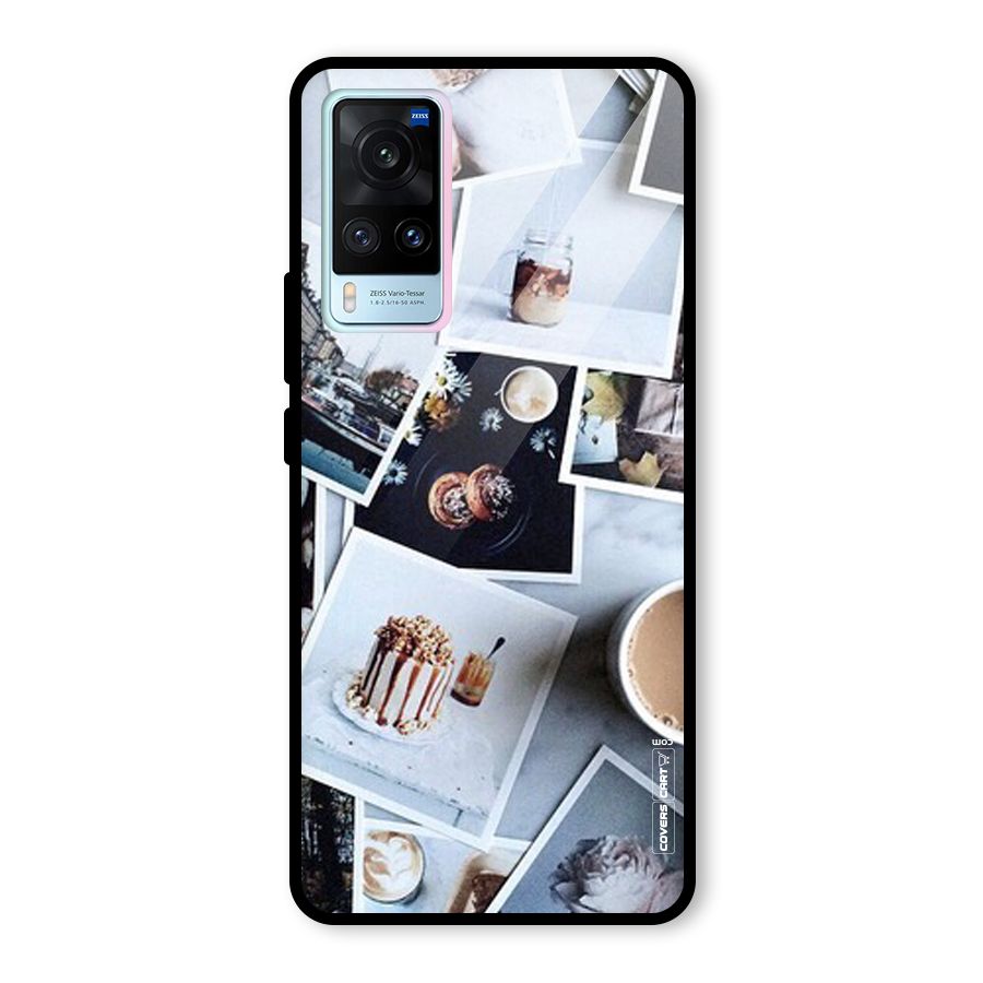 Pictures Coffee Glass Back Case for Vivo X60