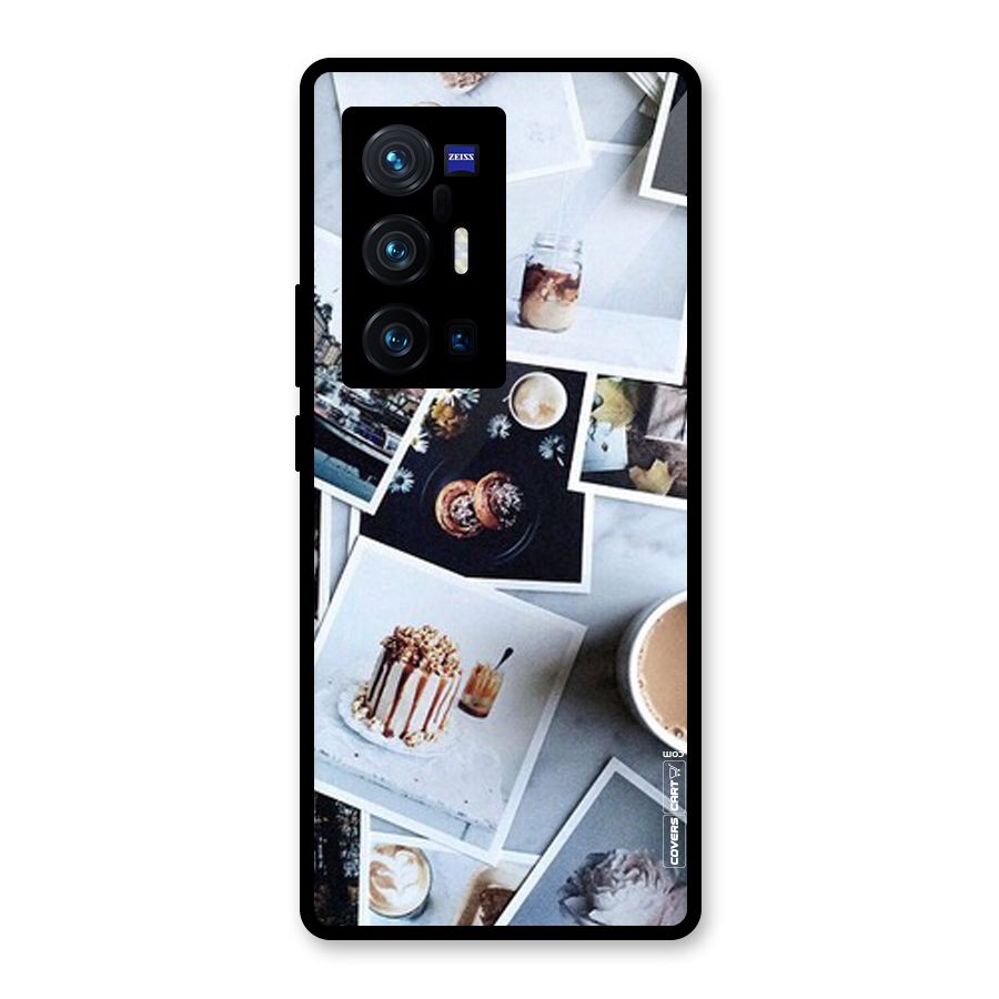 Pictures Coffee Glass Back Case for Vivo X70 Pro Plus