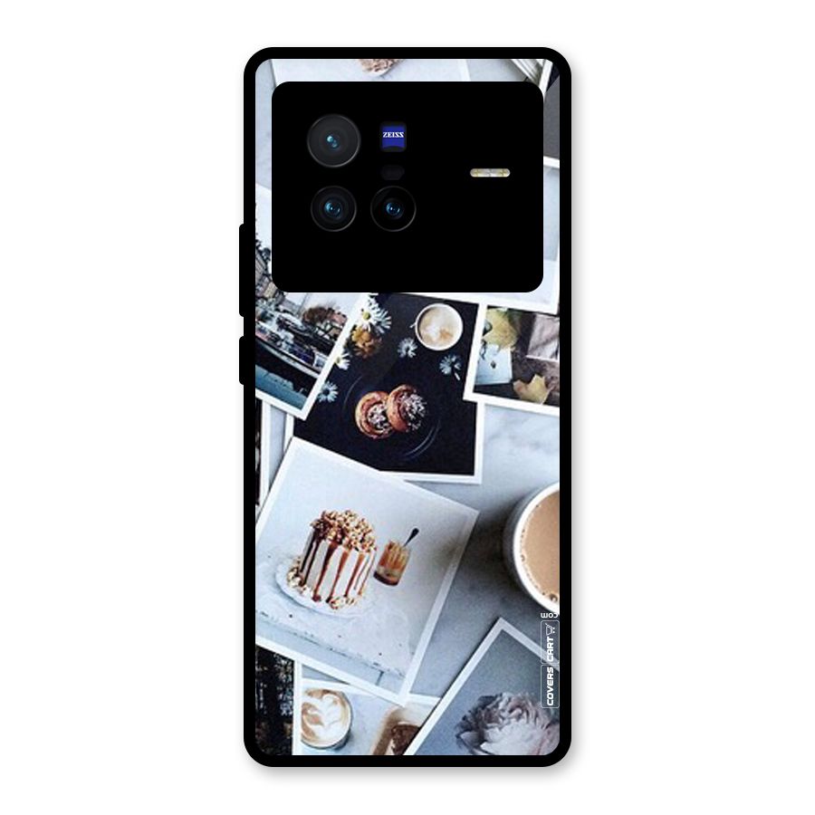 Pictures Coffee Glass Back Case for Vivo X80