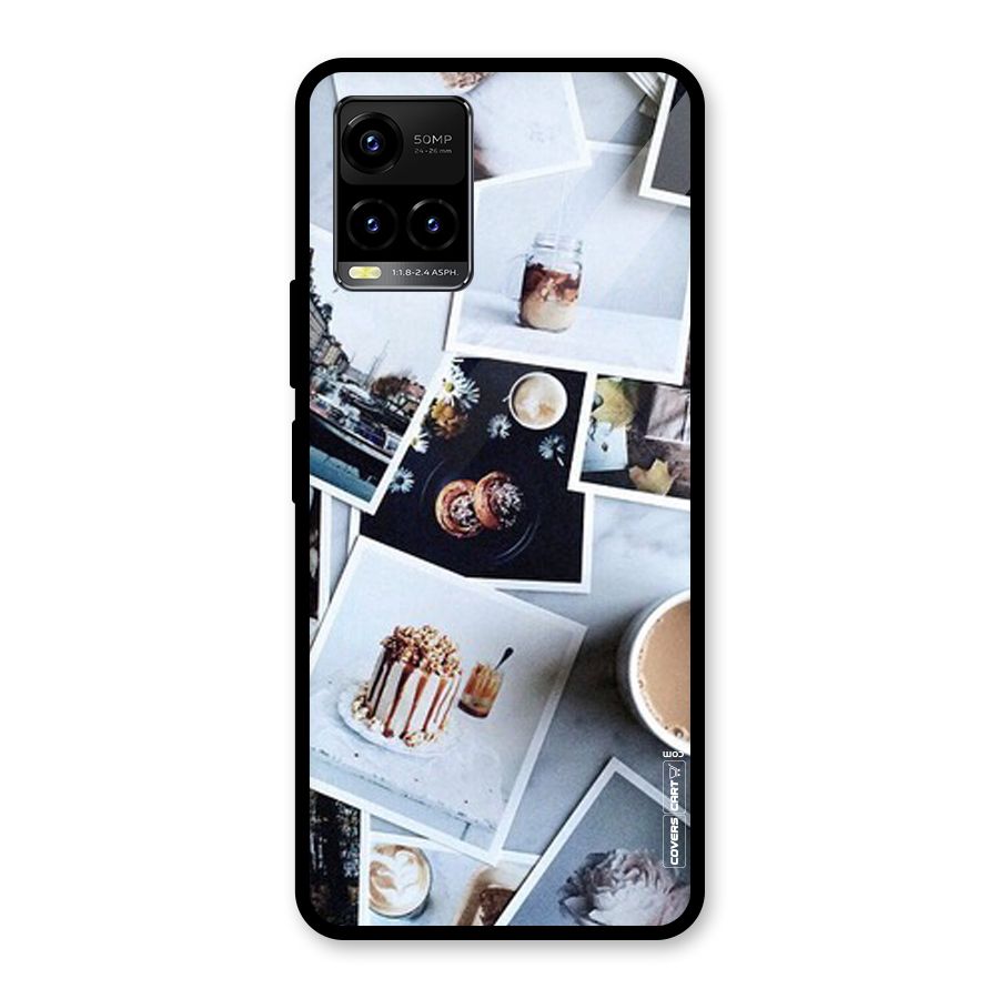 Pictures Coffee Glass Back Case for Vivo Y21A