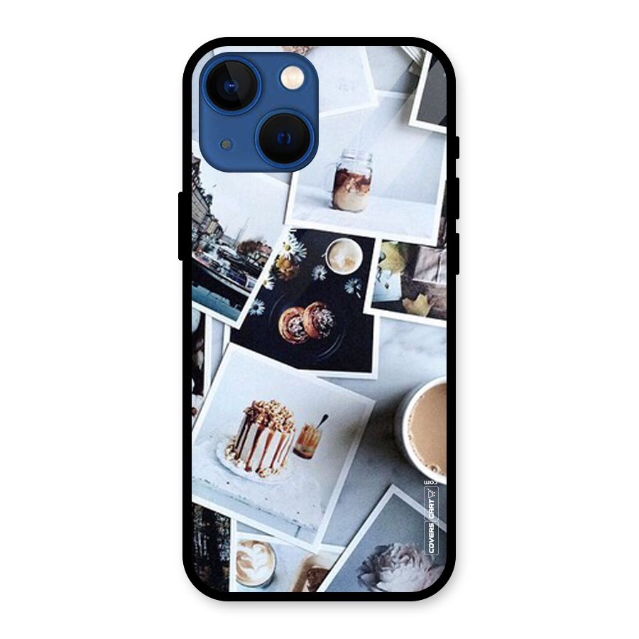 Pictures Coffee Glass Back Case for iPhone 13 Mini