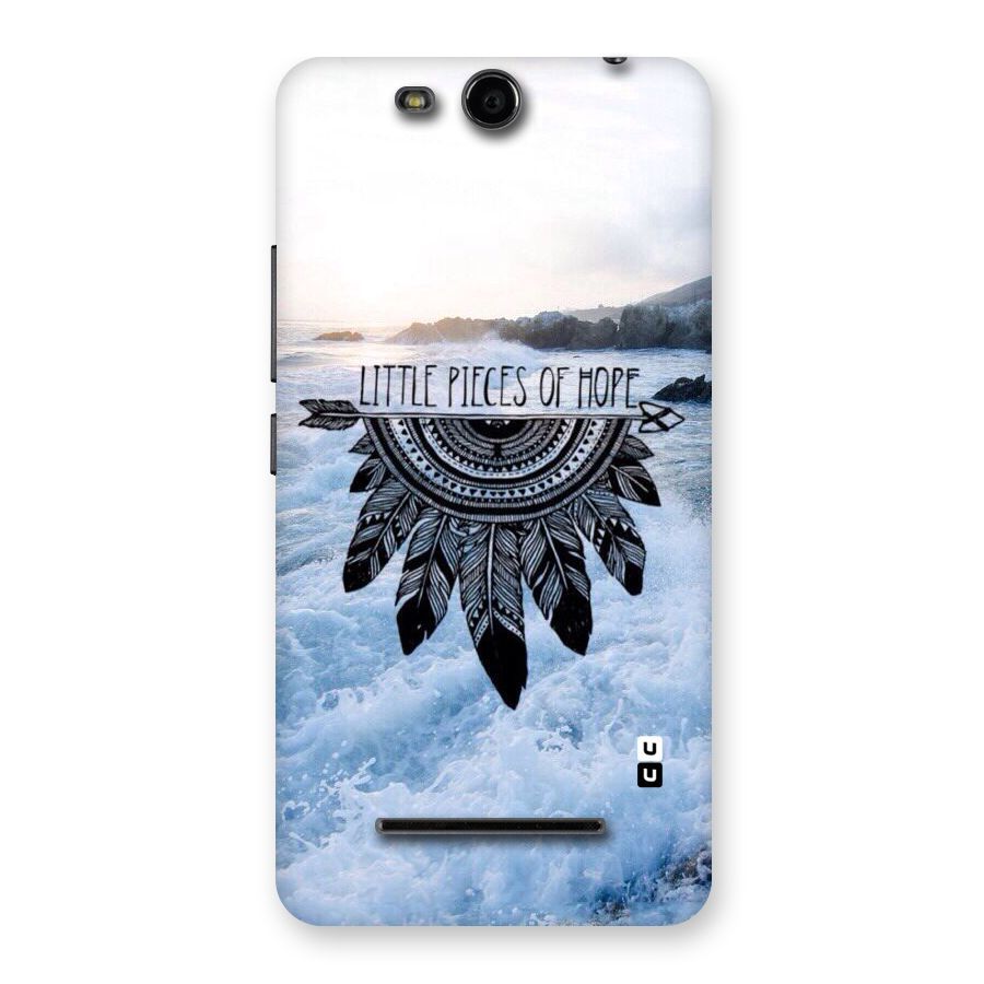 Pieces Of Hope Back Case for Micromax Canvas Juice 3 Q392