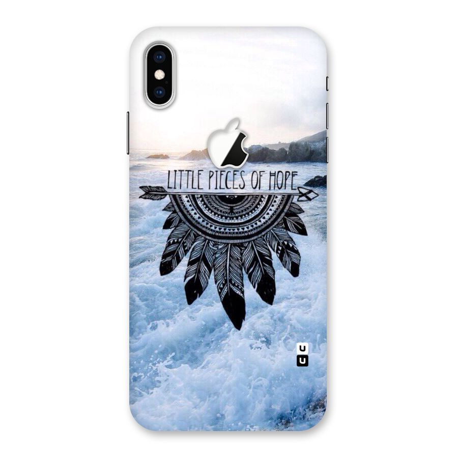 Pieces Of Hope Back Case for iPhone XS Max Apple Cut