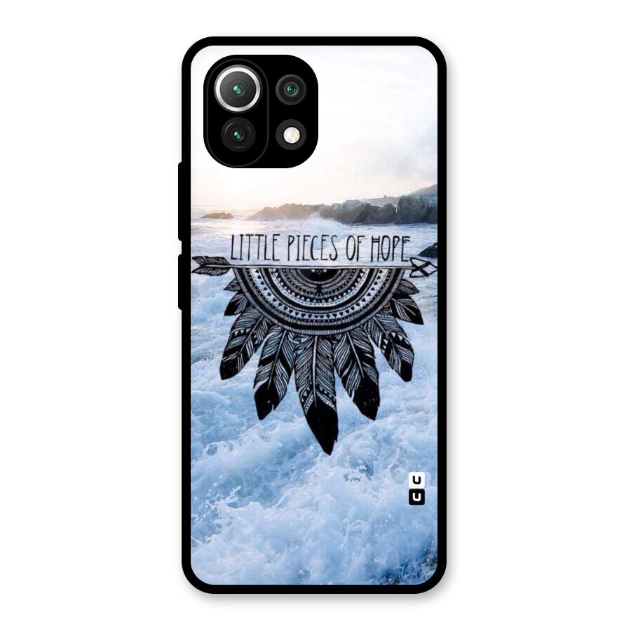 Pieces Of Hope Glass Back Case for Mi 11 Lite