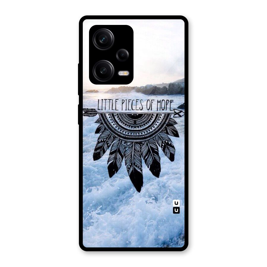 Pieces Of Hope Glass Back Case for Redmi Note 12 Pro