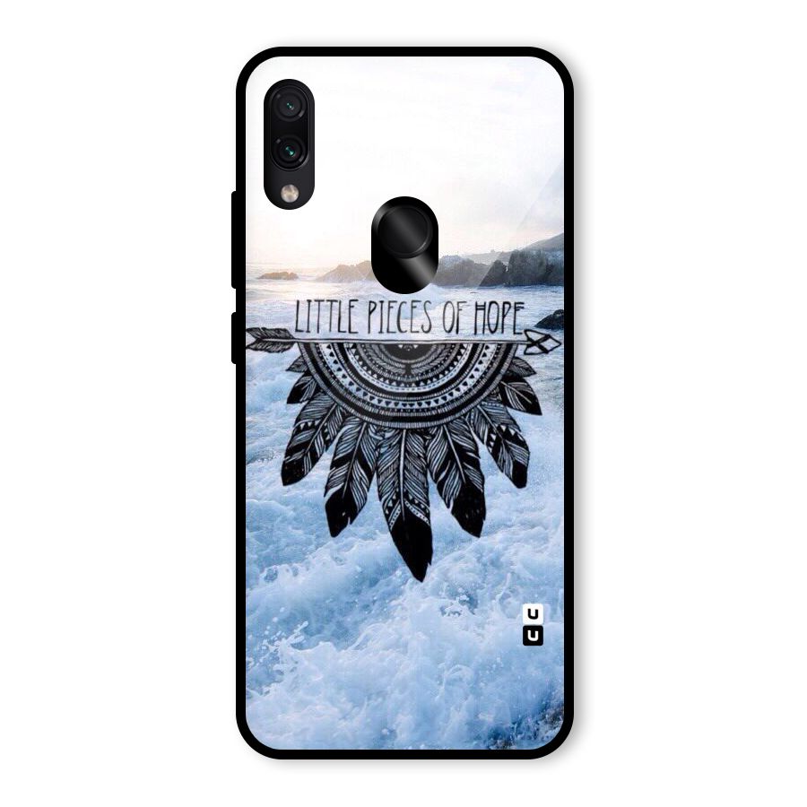 Pieces Of Hope Glass Back Case for Redmi Note 7