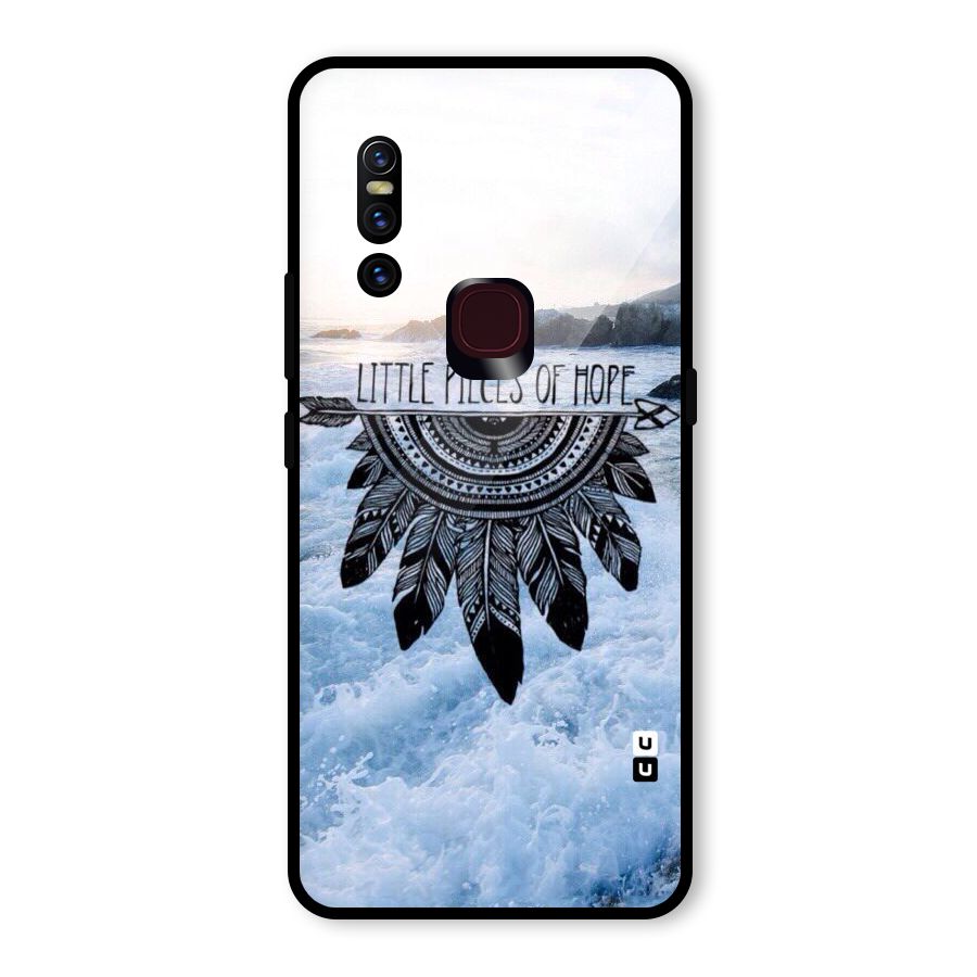 Pieces Of Hope Glass Back Case for Vivo V15