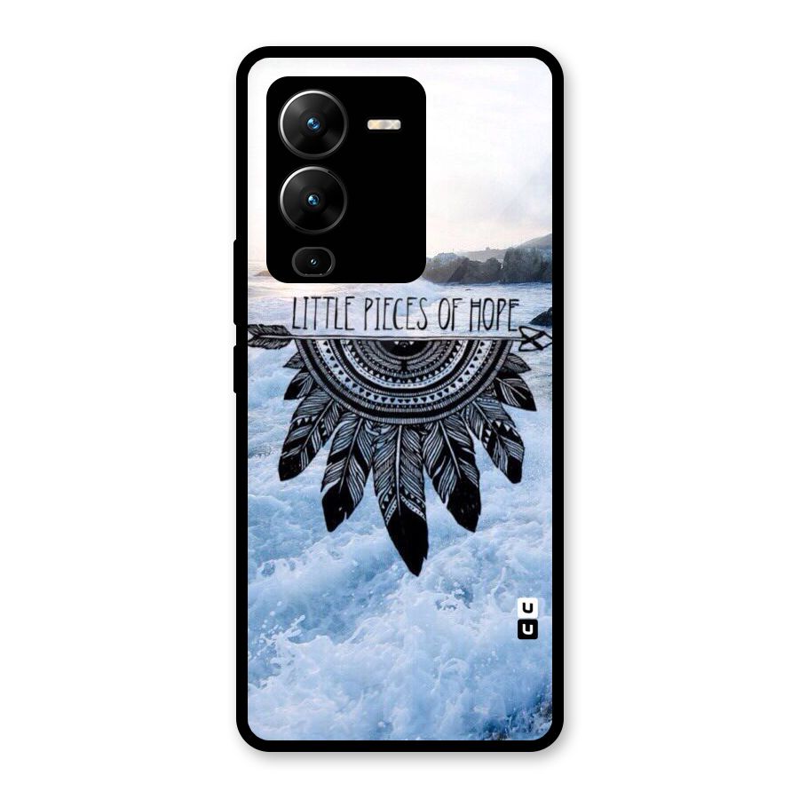 Pieces Of Hope Glass Back Case for Vivo V25 Pro
