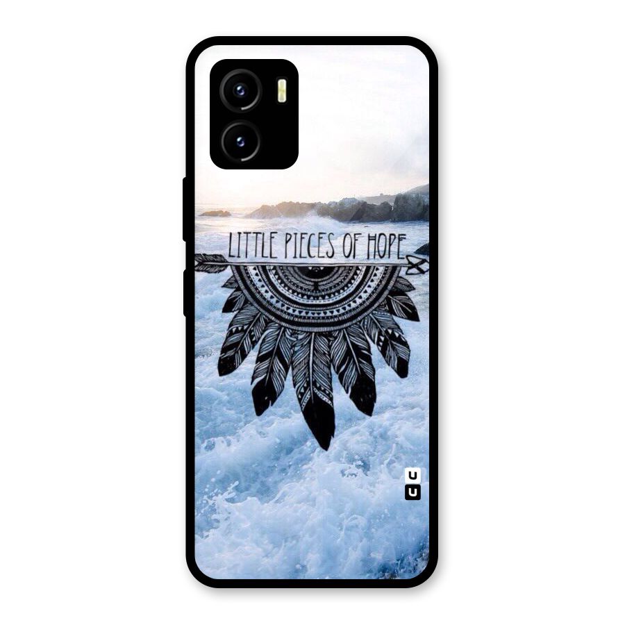 Pieces Of Hope Glass Back Case for Vivo Y15s