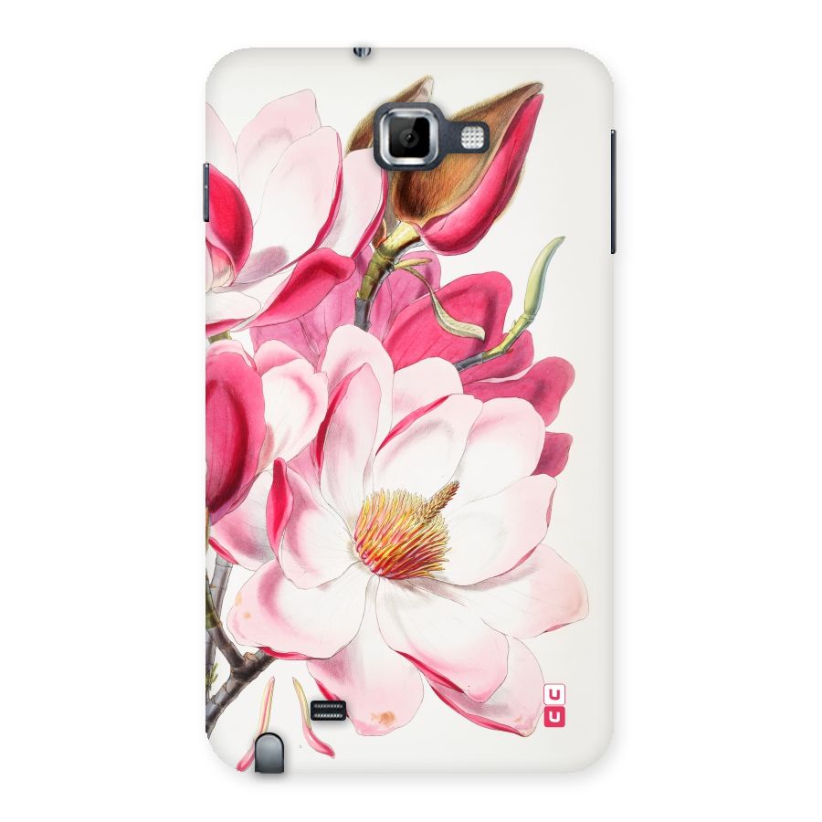 Pink Beautiful Flower Back Case for Galaxy Note