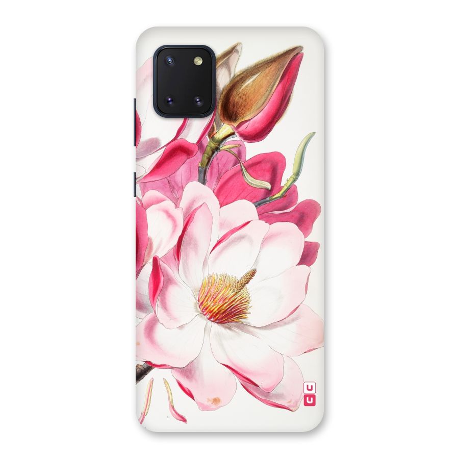 Pink Beautiful Flower Back Case for Galaxy Note 10 Lite