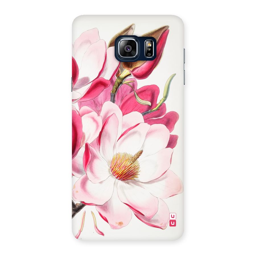 Pink Beautiful Flower Back Case for Galaxy Note 5